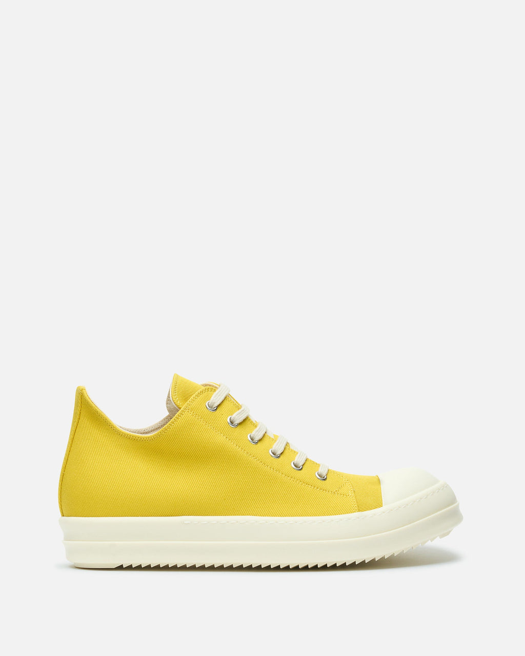 Low Sneakers In Lemon Rick owens – Гарантія оригінальності – боковий вид