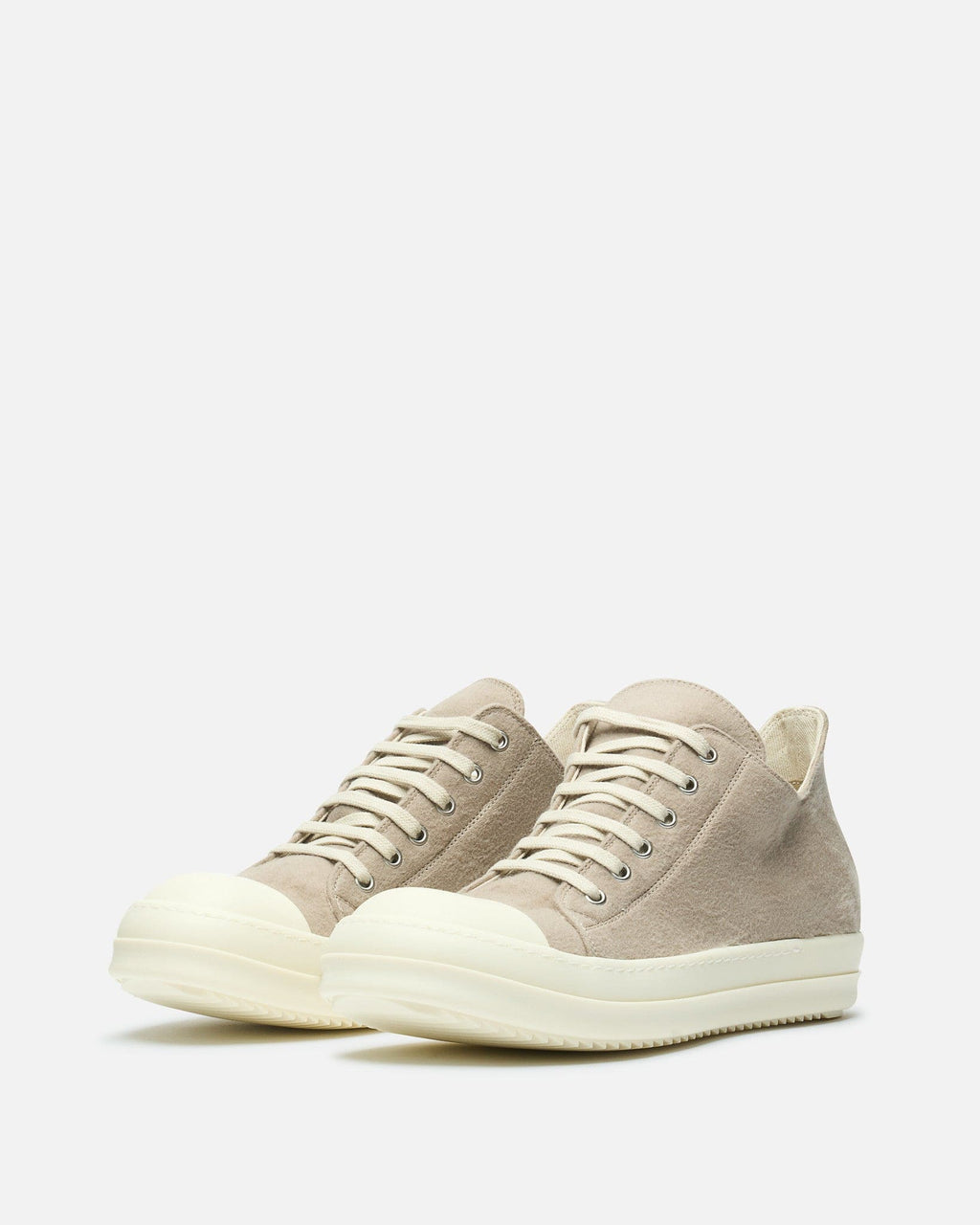 Оригінальна Low Sneaks In Dirty Pearl Rick owens – вид ззаду