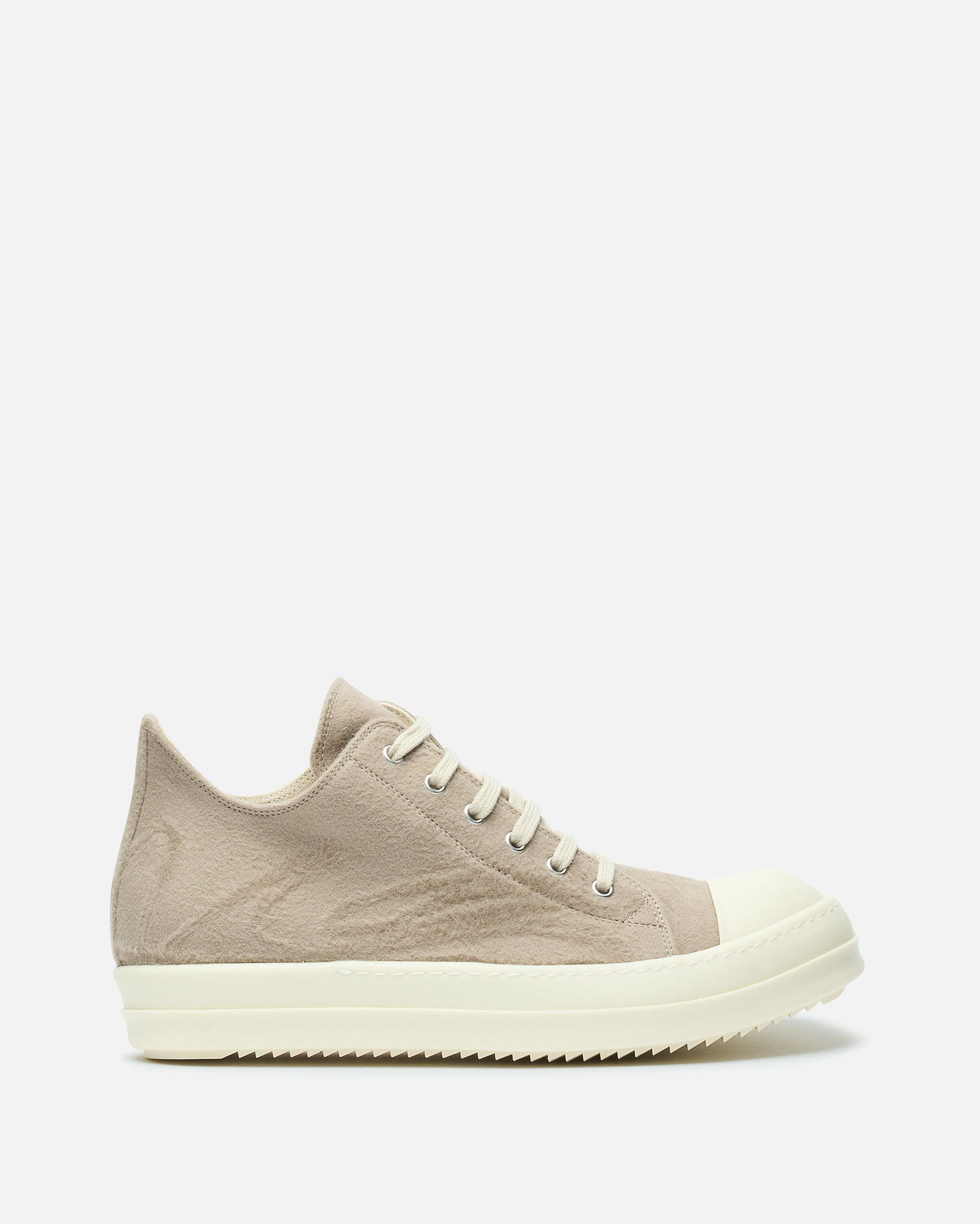 Оригінальна Low Sneaks In Dirty Pearl Rick owens – боковий вид