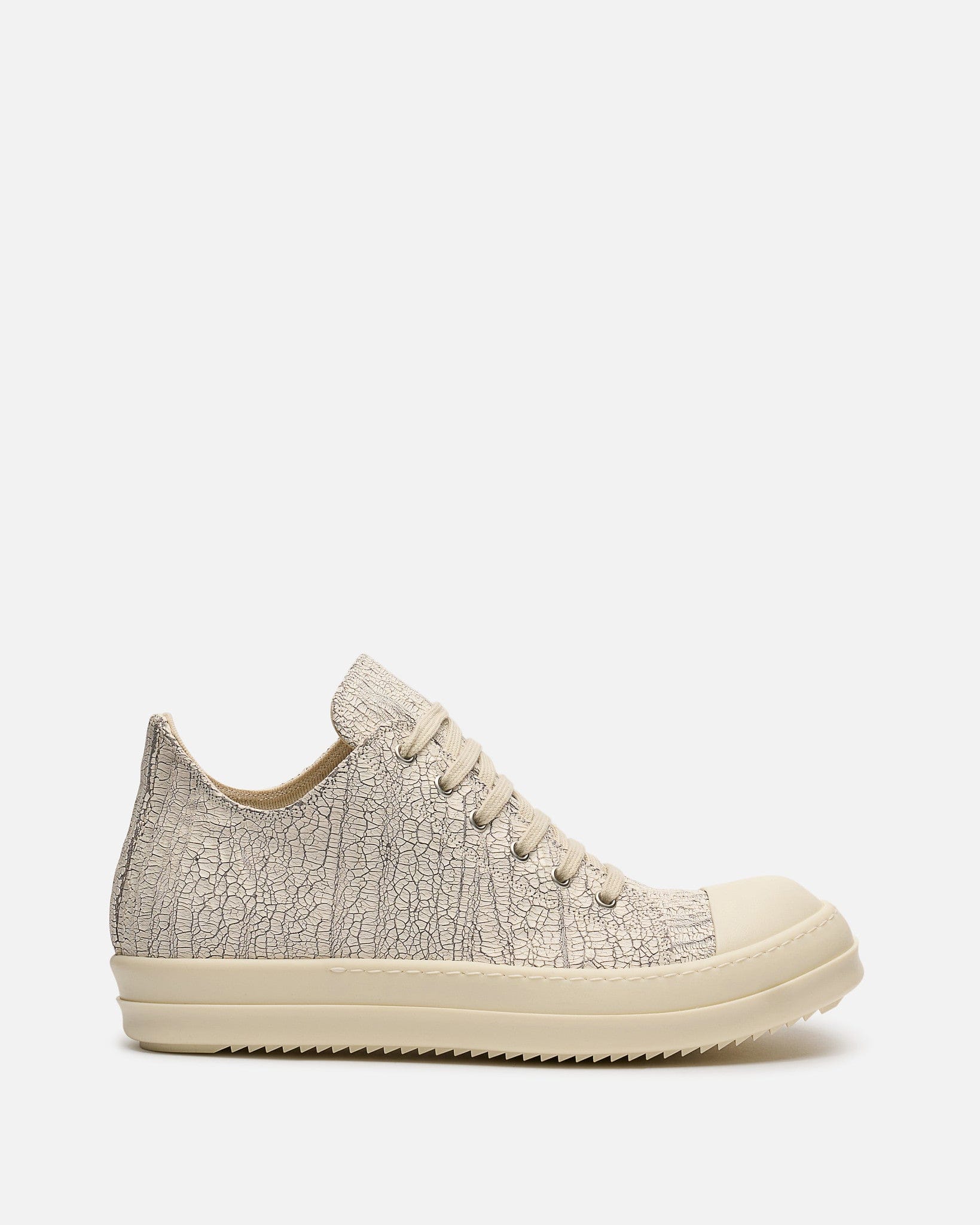Low Sneaks In Milk Rick owens оригінал – Купити в Україні – боковий вид