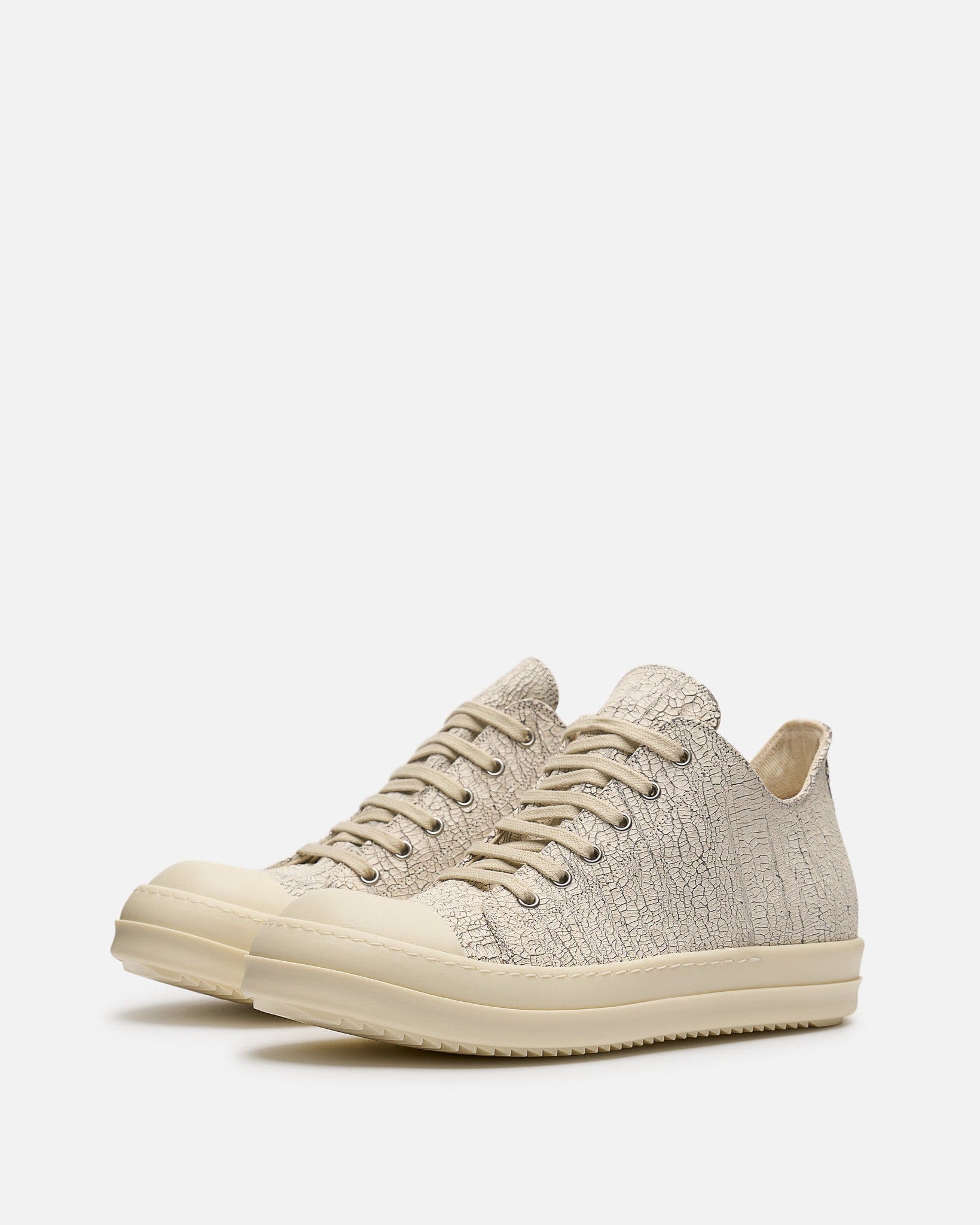 Low Sneaks In Milk Rick owens оригінал – Купити в Україні – вид ззаду
