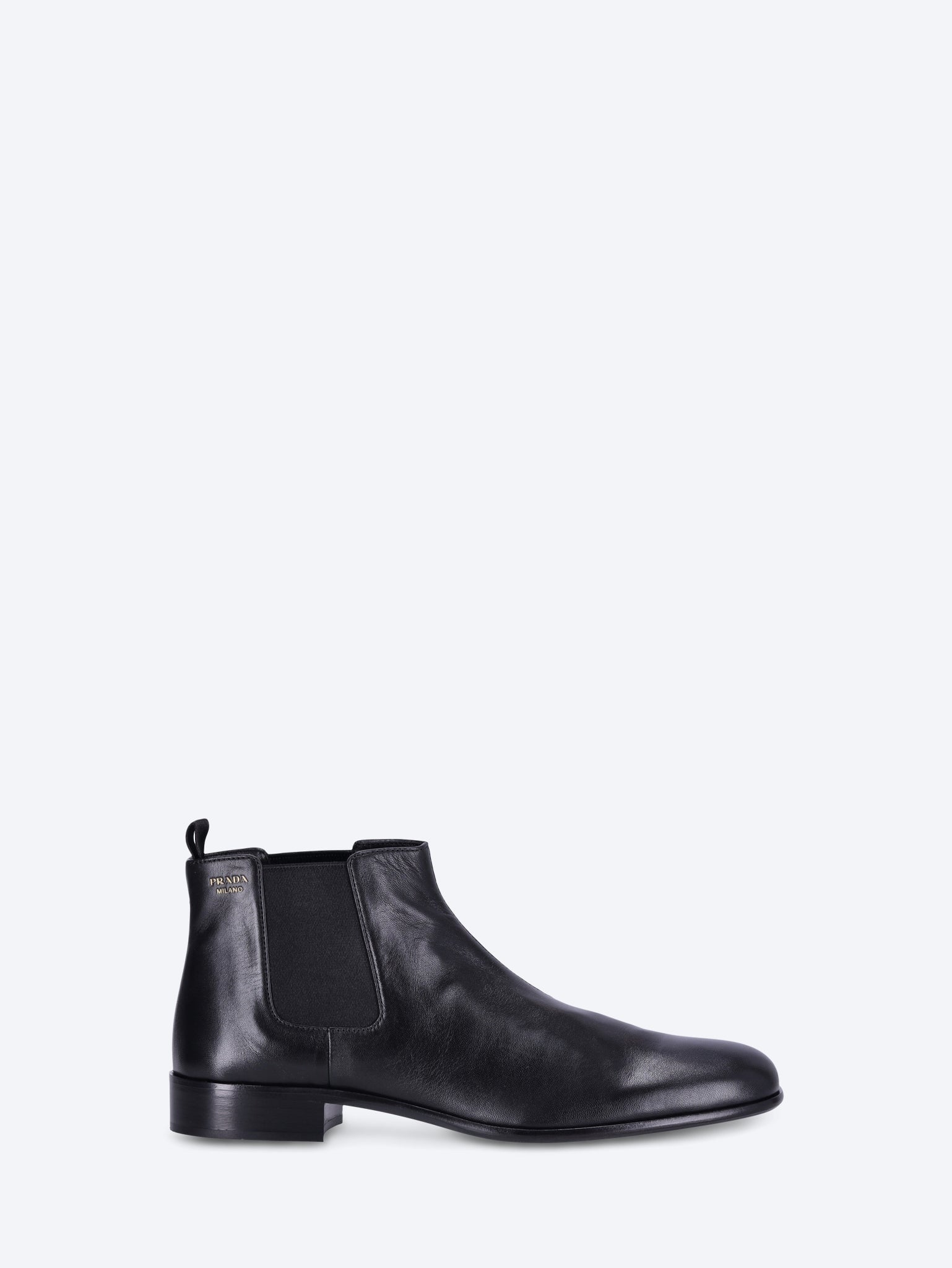 Оригінальна Lux Goat Leather Ankle Boots Prada – боковий вид