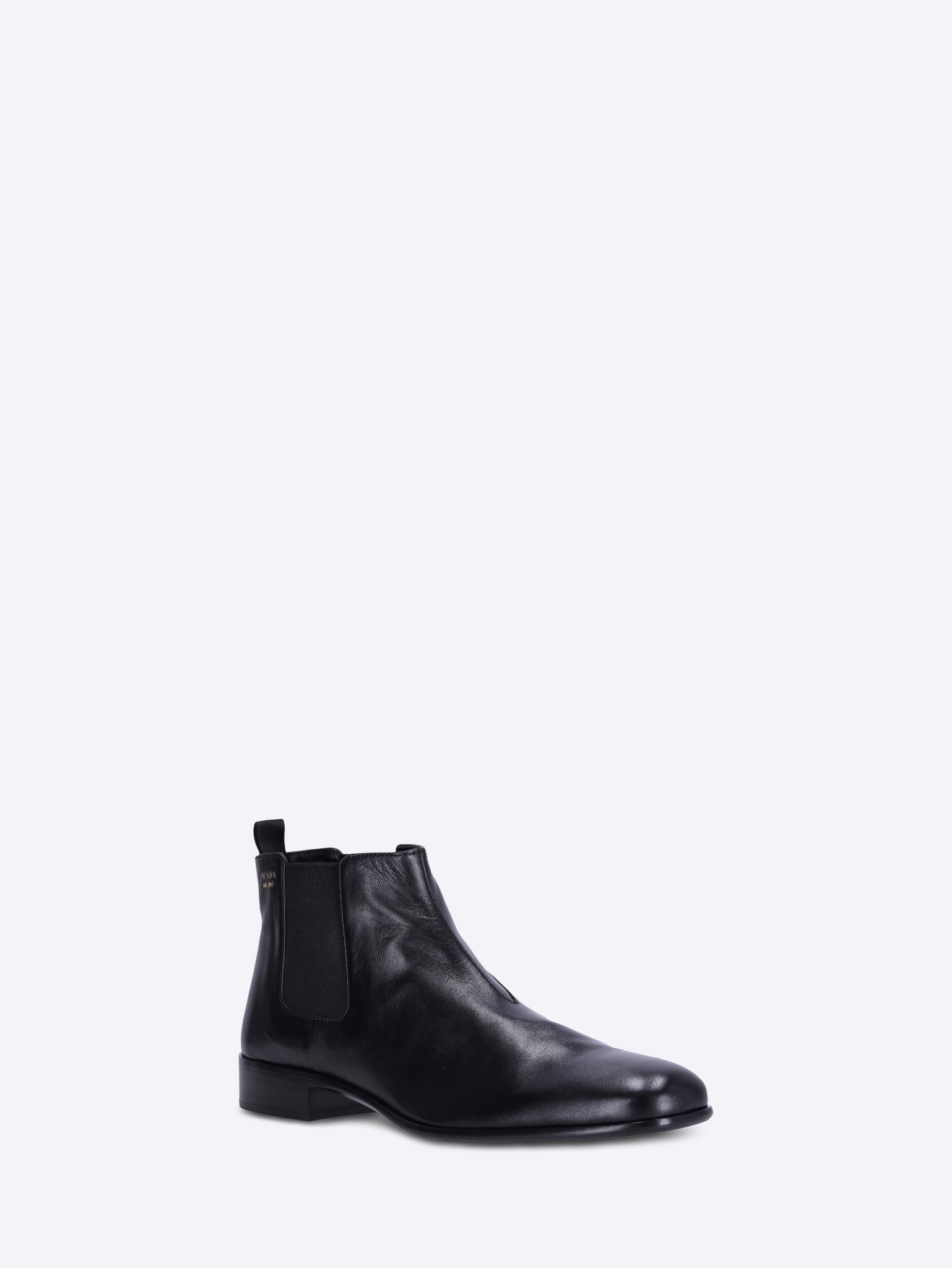 Оригінальна Lux Goat Leather Ankle Boots Prada – вид ззаду