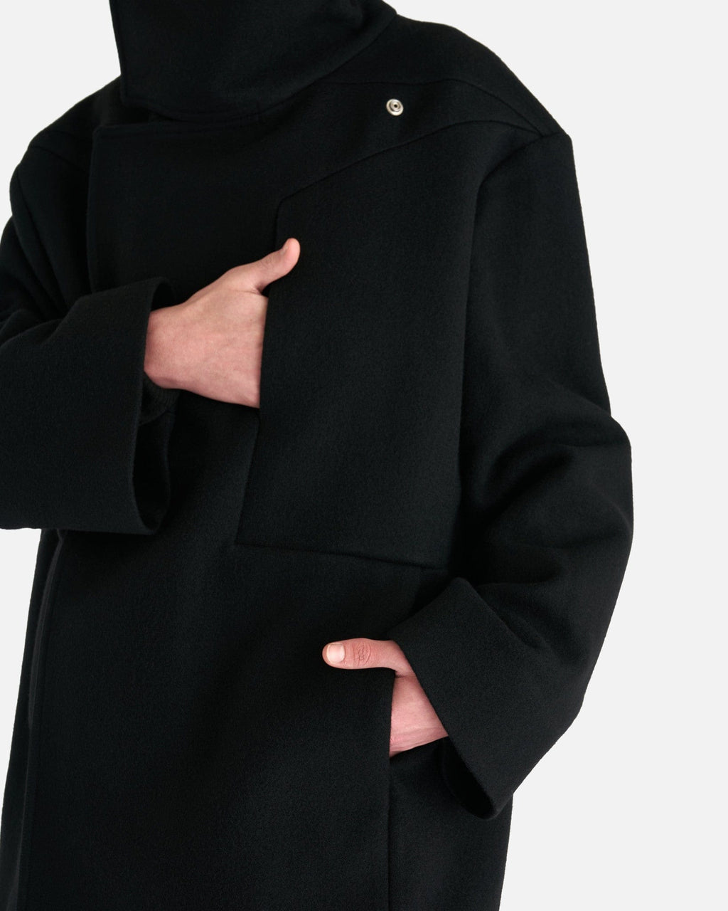 Оригінальна Luxor Caban Coat In Black Rick owens – збільшений вид