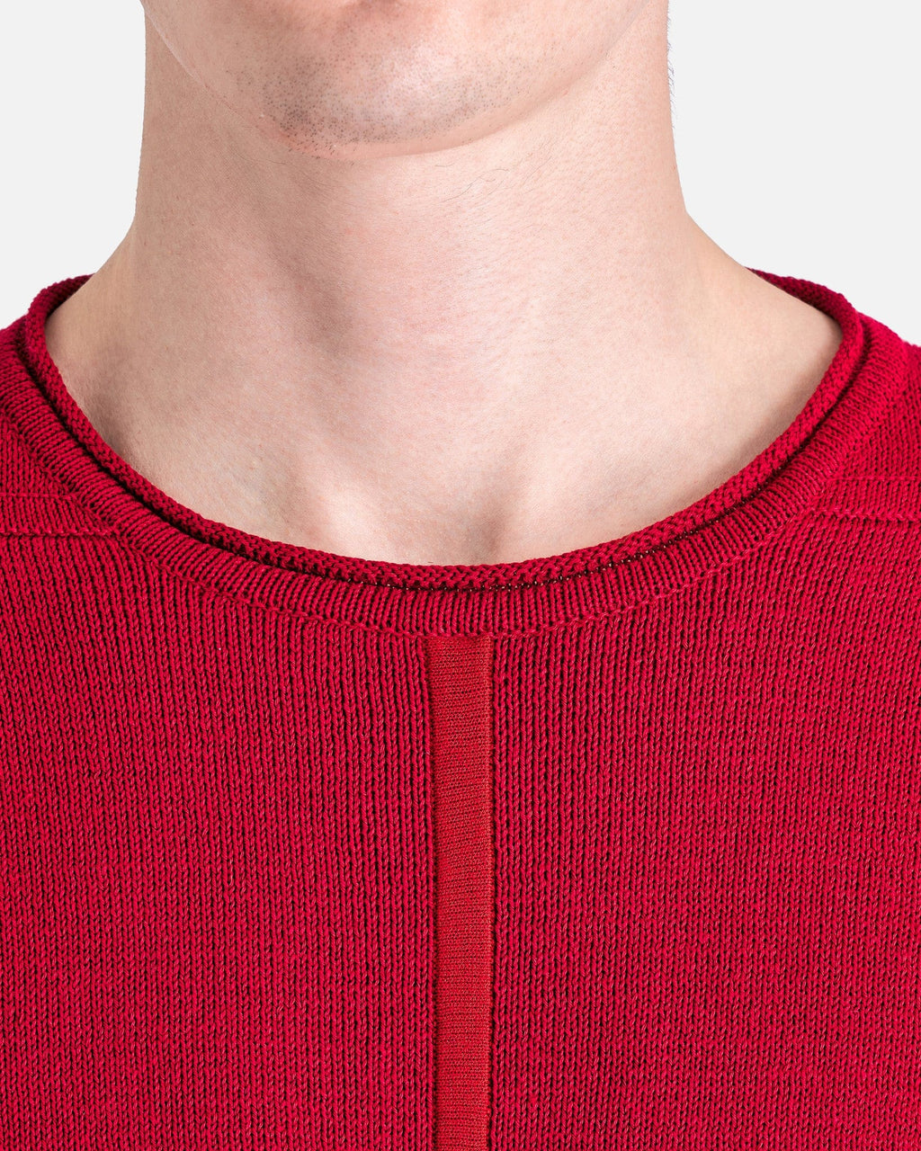 Maglia Pull Sweater In Cardinal Red Rick owens оригінал – Купити в Україні – збільшений вид