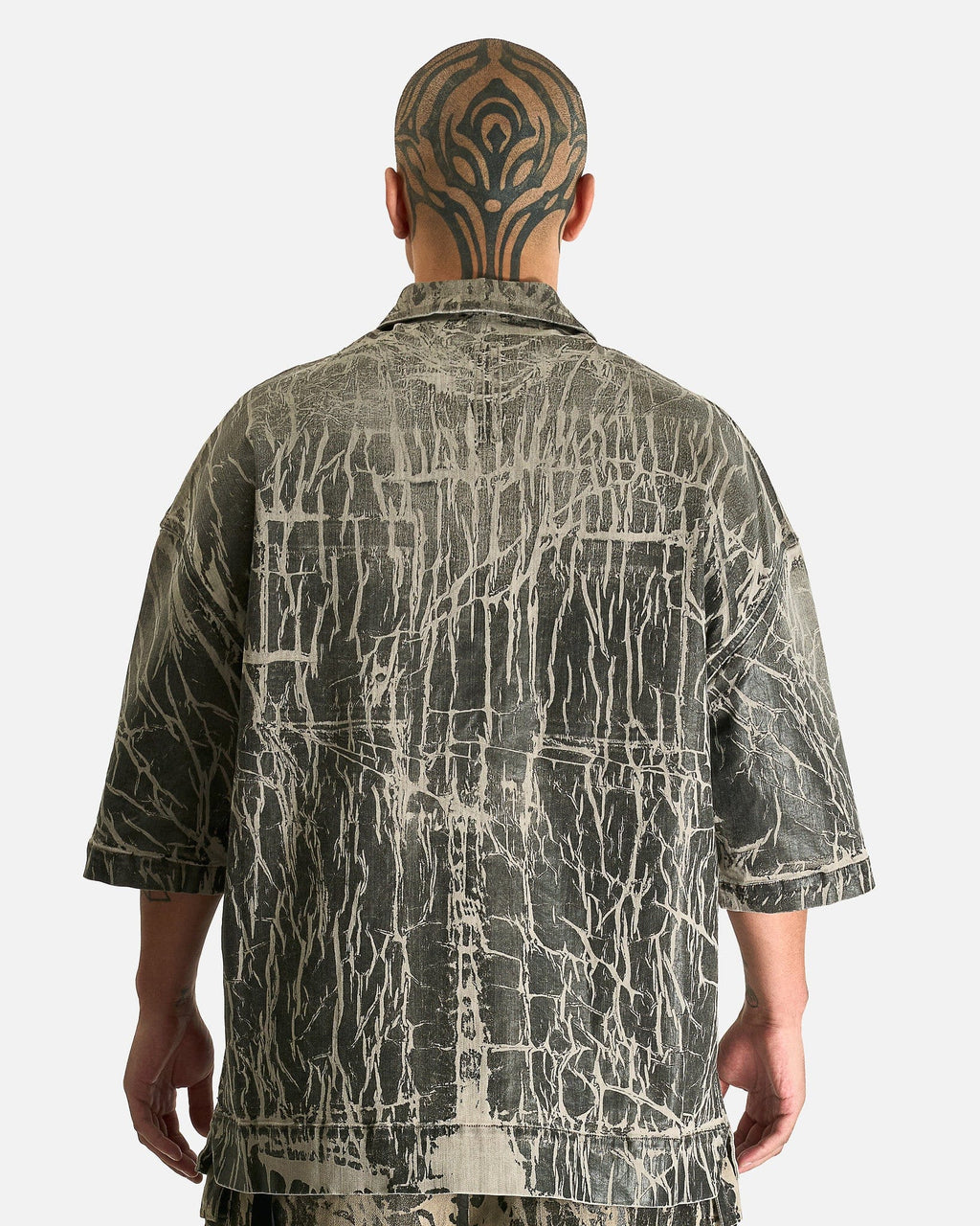 Оригінальна Magnum Tommy Shirt In Black Washed Foil Rick owens – детальний вид