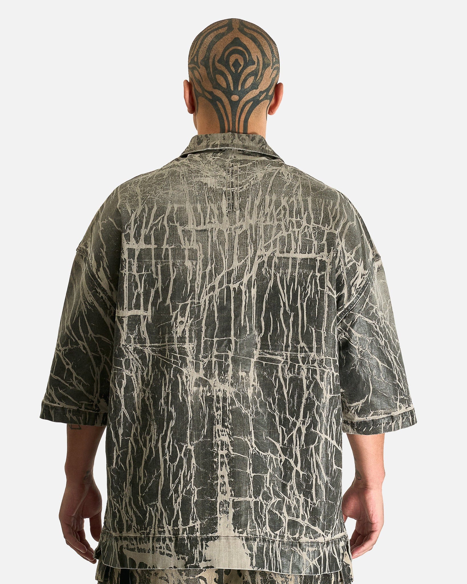 Оригінальна Magnum Tommy Shirt In Black Washed Foil Rick owens – детальний вид