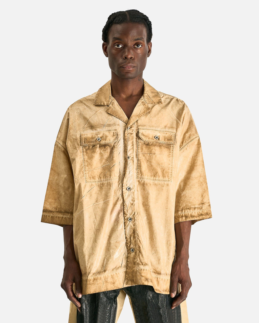 Magnum Tommy Shirt In Parchment Rick owens оригінал – Купити в Україні – боковий вид