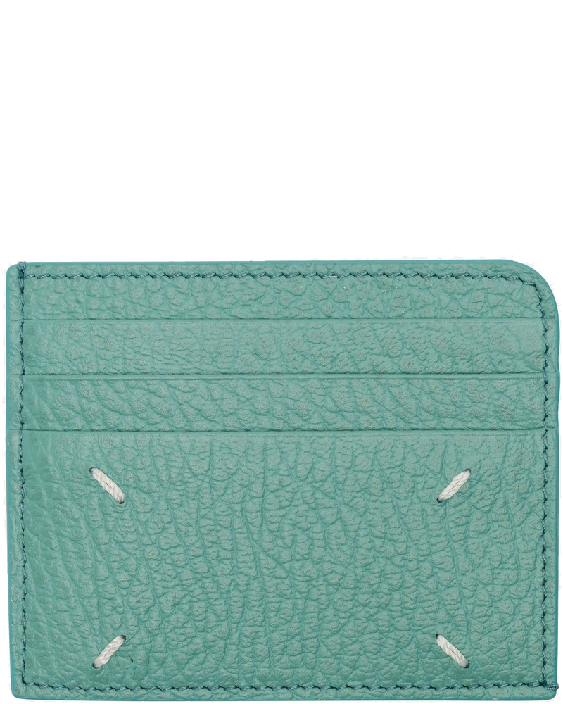 Slim Card Holder In Vert Deau Maison margiela – Гарантія оригінальності
