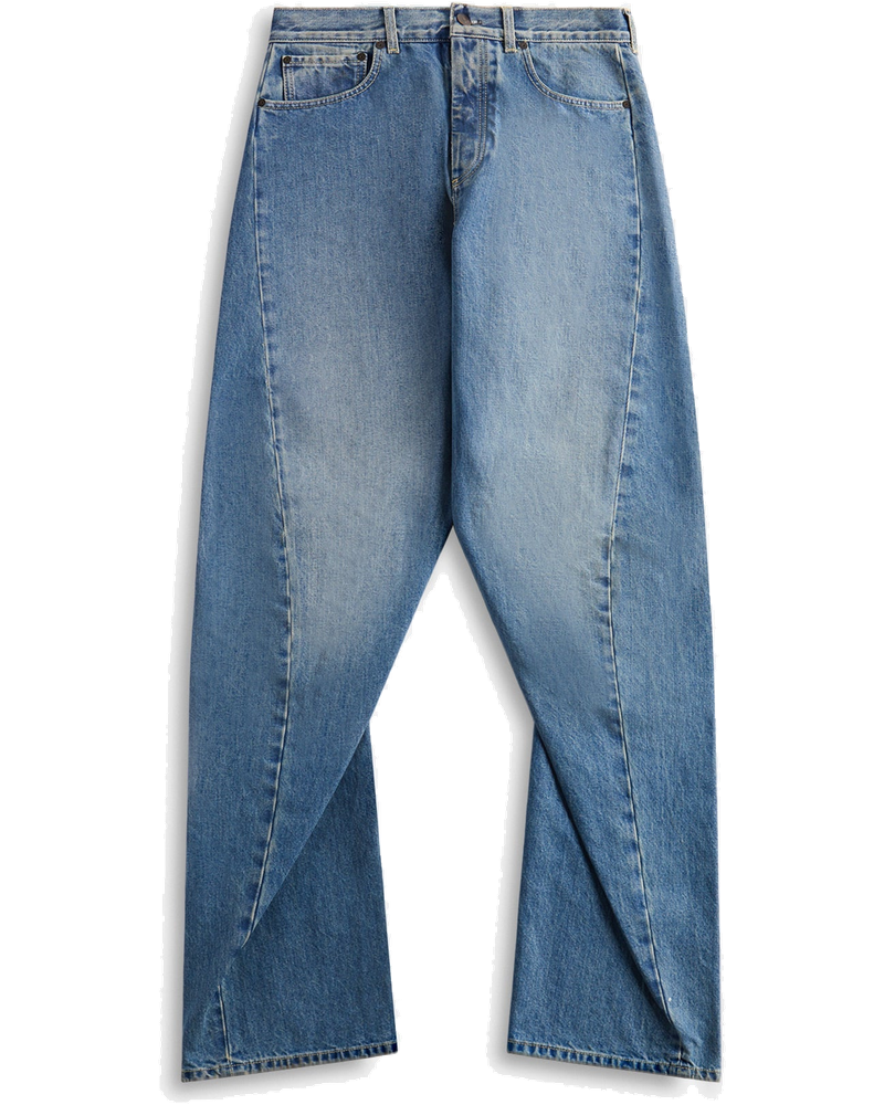 5 Pocket 14 Oz Origin Denim Diagonal Seam Jeans Blue Maison margiela – Гарантія оригінальності