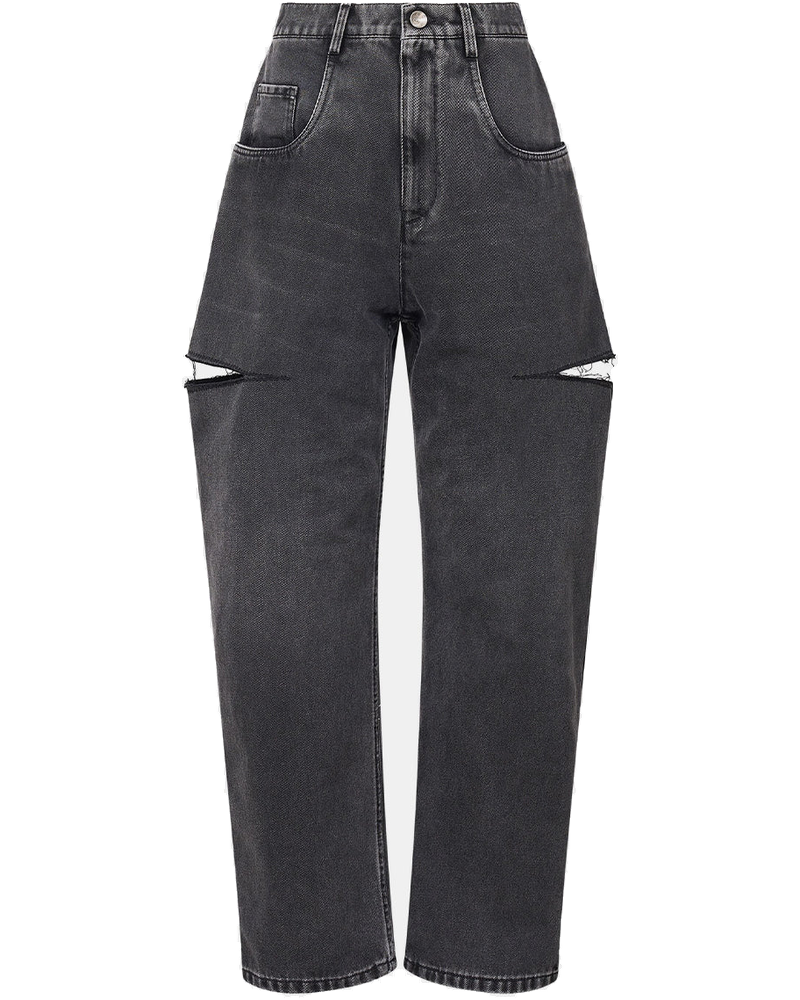 Оригінальна Black Cut Out Jeans Maison margiela