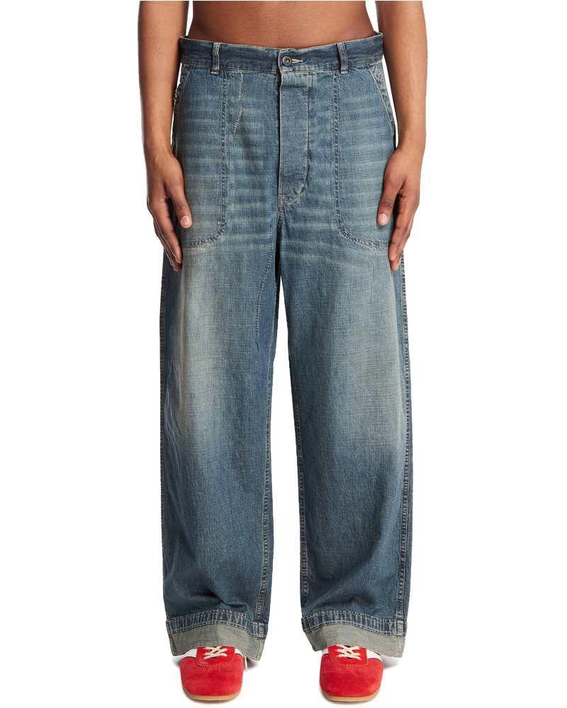 Оригінальна Blue Wide-Leg Jeans Maison margiela