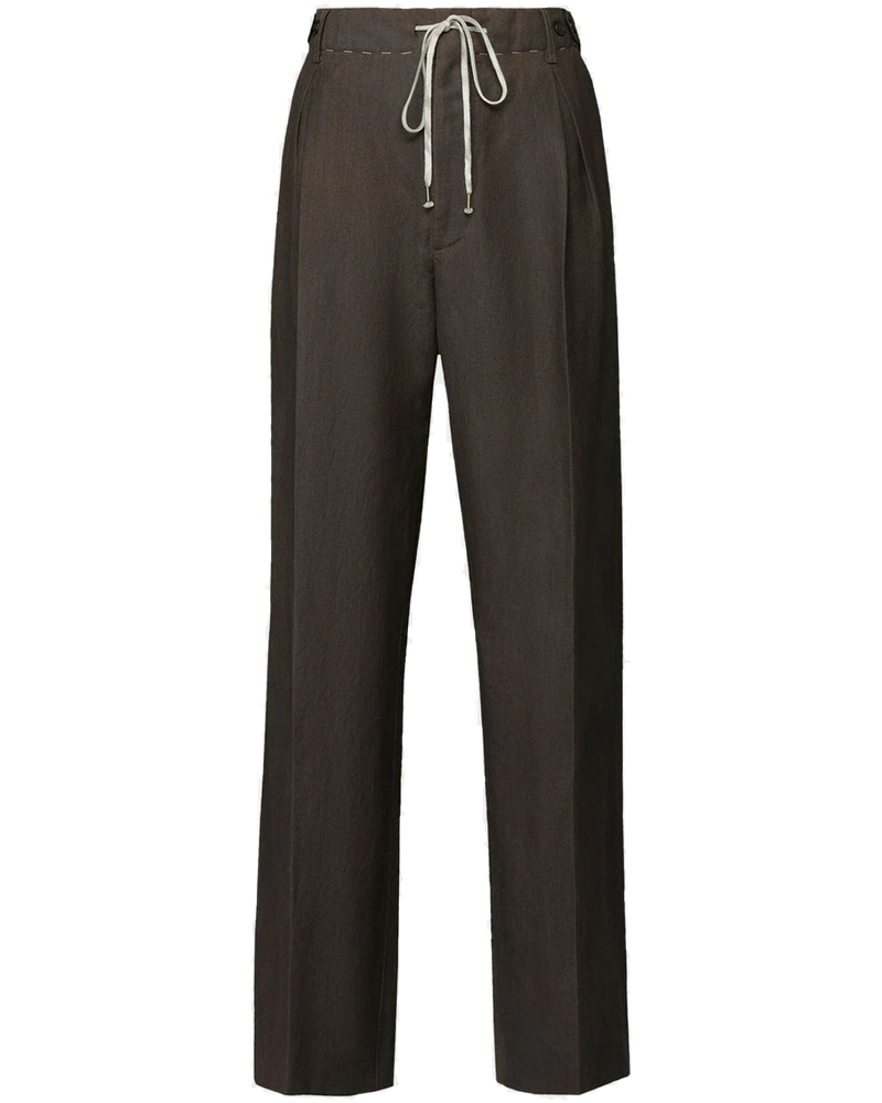 Оригінальна Brown Drawstring-Fastening Trousers Maison margiela