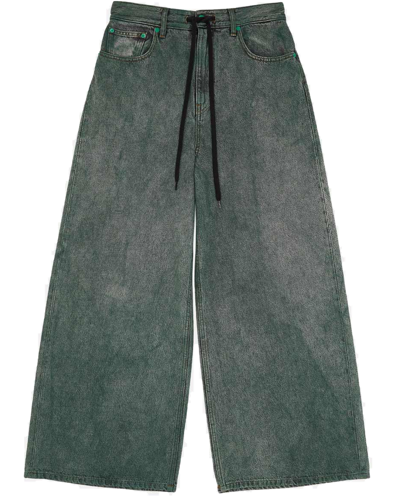 Оригінальна Green Wide-Leg Denim Maison margiela