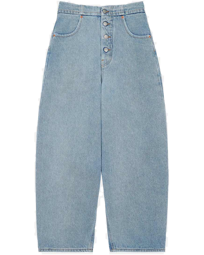 Light Blue MID-Rise Cropped Jeans Maison margiela оригінал – Купити в Україні