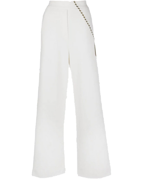 Tag Print Trousers