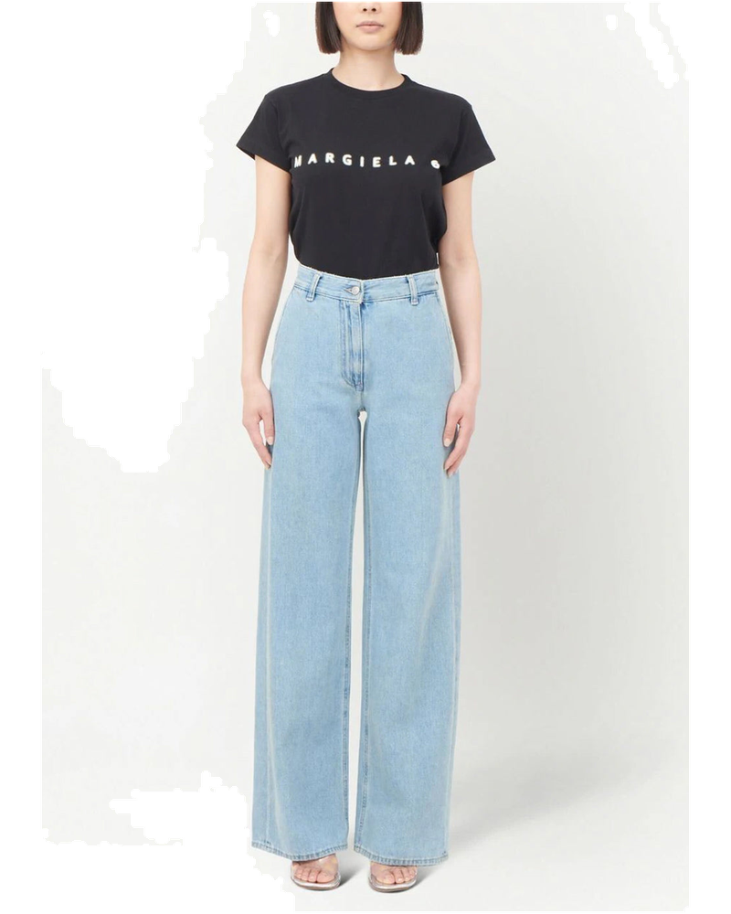 Оригінальна Blue Straight-Leg Cut Jeans Maison margiela