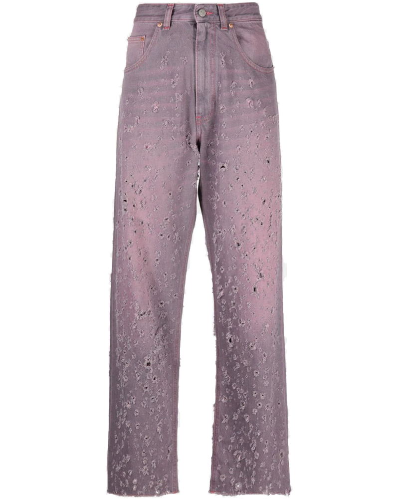 Оригінальна Purple Distressed-Effect Jeans Maison margiela