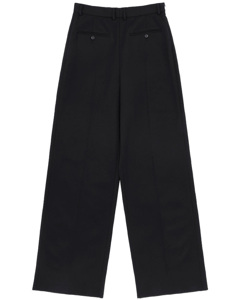 Wool-Blend Tailored Pants With White Stitch On The Back Maison margiela оригінал – Купити в Україні