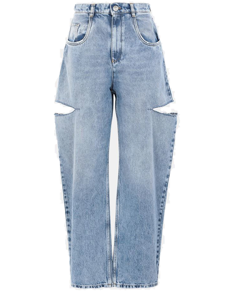 Оригінальна Washed Blue Re-Cut Denim Jeans Maison margiela