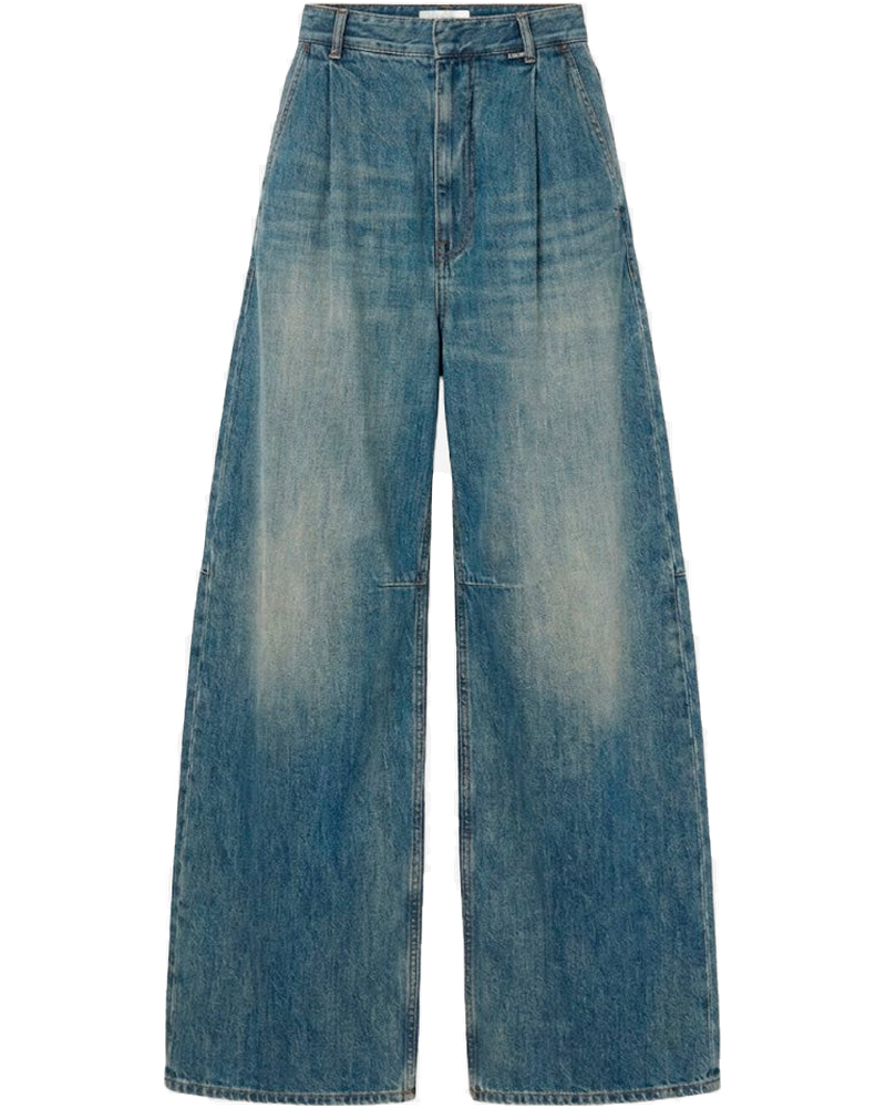Wide Leg Jeans With Visible Breaks Maison margiela – Гарантія оригінальності