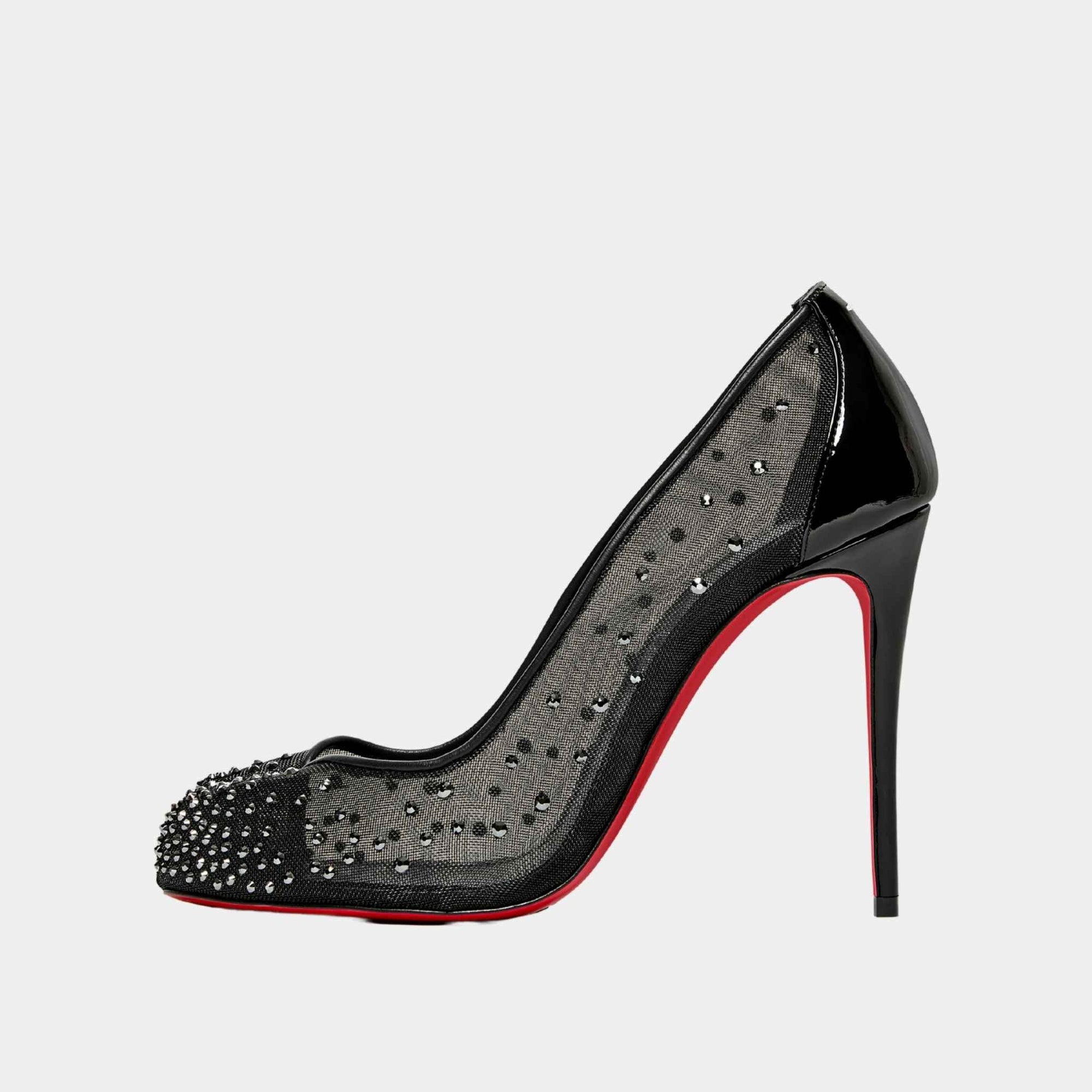 Bridiela Una Strass Pump Mesh With Calf Leather Maison margiela оригінал – Купити в Україні – боковий вид