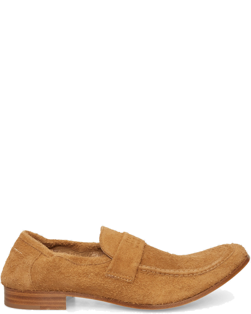 Оригінальна Mens Swing-Toe Leather Loafers Ermine Maison margiela