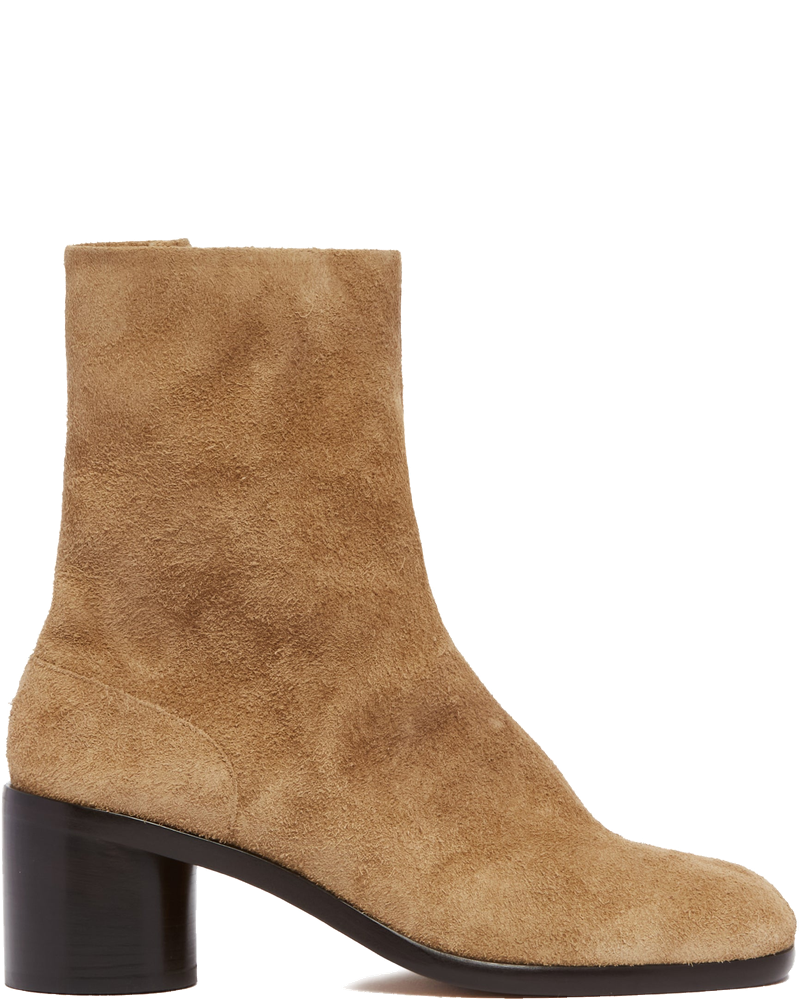 Beige Suede Tabi Ankle Boots Maison margiela – Гарантія оригінальності