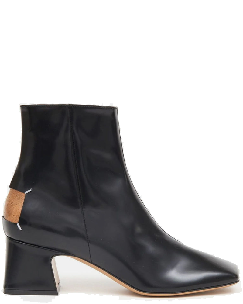 Black Décortiqué 60mm Four-Stitch Boots Maison margiela оригінал – Купити в Україні