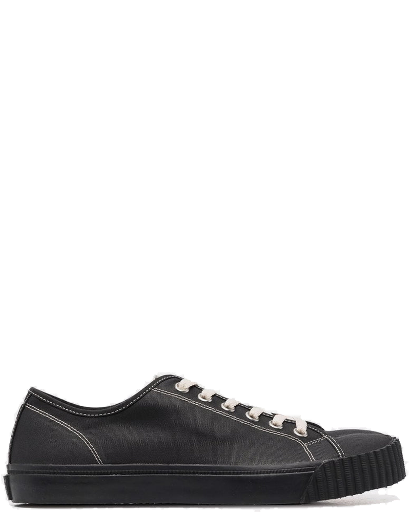 Black Rubberized Canvas Tabi Sneakers Maison margiela – Гарантія оригінальності