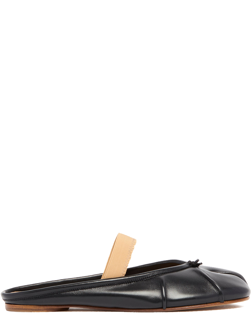 Black Tabi Ballerinas With Elastic Strap Maison margiela – Гарантія оригінальності