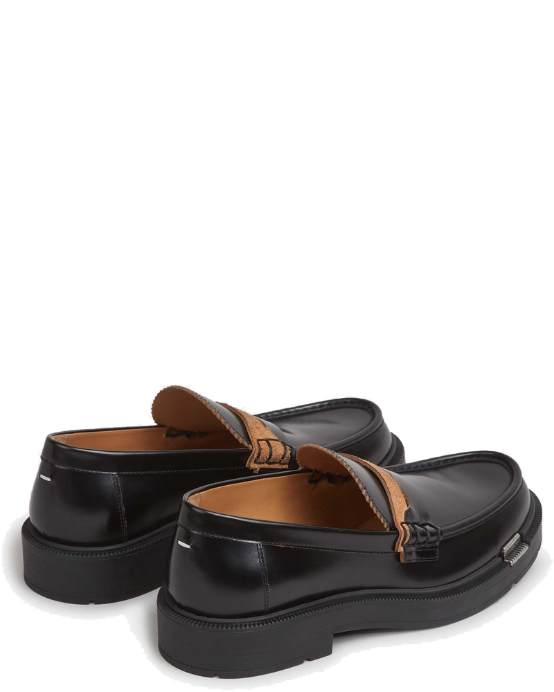 Leather Contrast Loafers Maison margiela оригінал – Купити в Україні