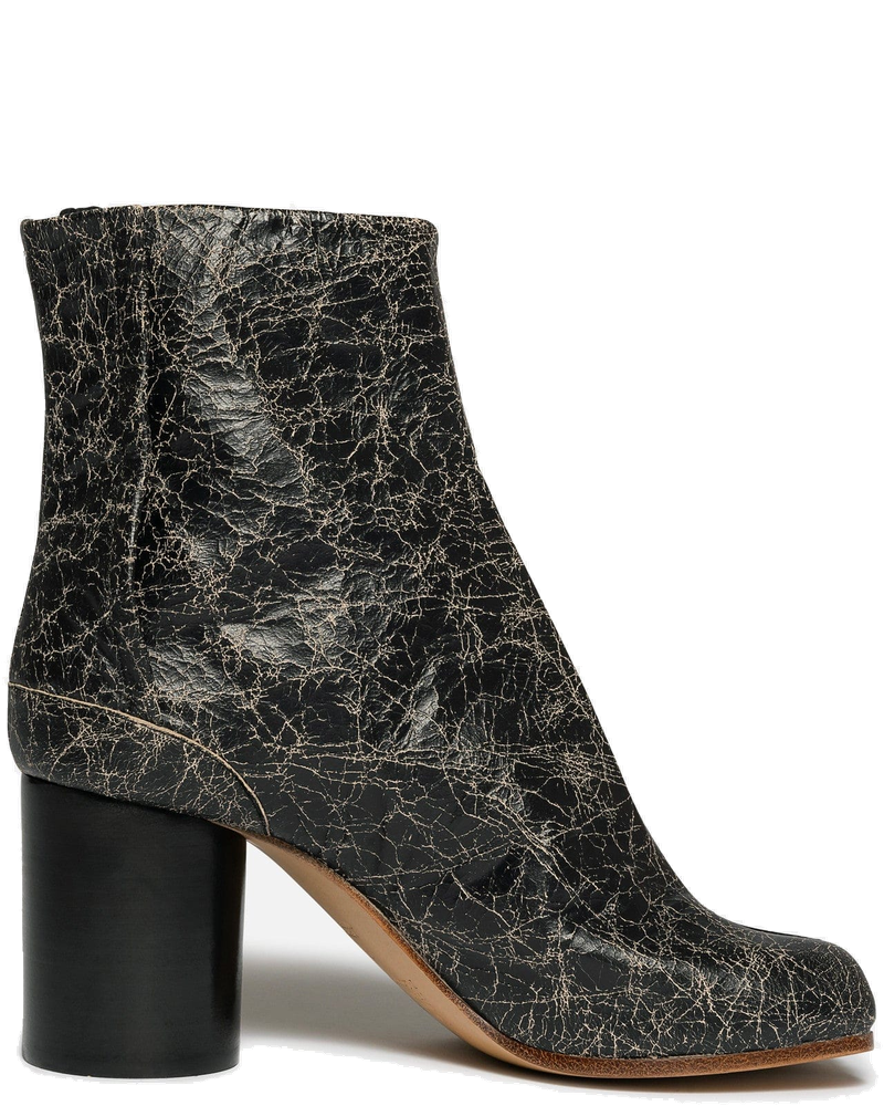 Cracked Leather Tabi Boot In Beige Maison margiela – Гарантія оригінальності