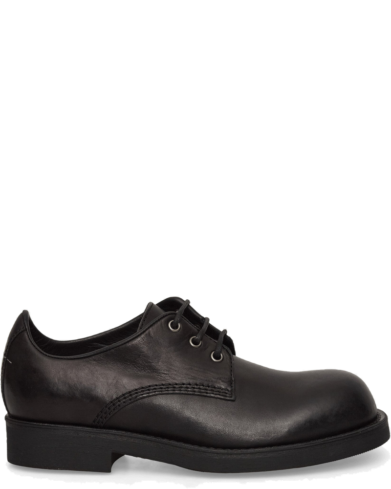 Leather Derby Shoes Black Maison margiela оригінал – Купити в Україні