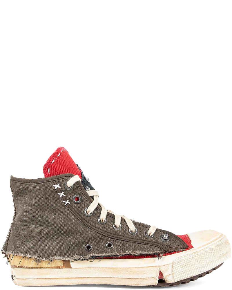 Love To Death High-Top Canvas Sneakers With Destructured Details Maison margiela – Гарантія оригінальності