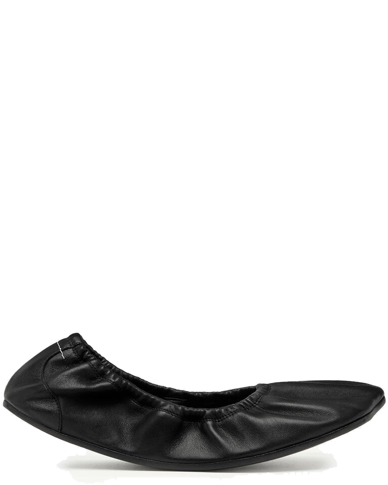 Black Leather Anatomic Travel Ballerinas Maison margiela оригінал – Купити в Україні