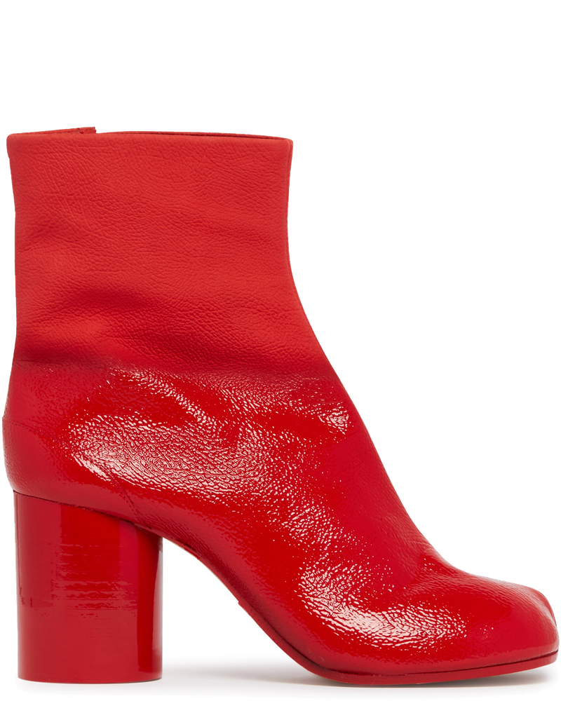 Red Leather Tabi Ankle Boots Maison margiela оригінал – Купити в Україні