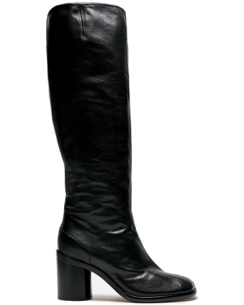 Soft Nappa Leather Tabi Knee-High Boots In Black Maison margiela оригінал – Купити в Україні