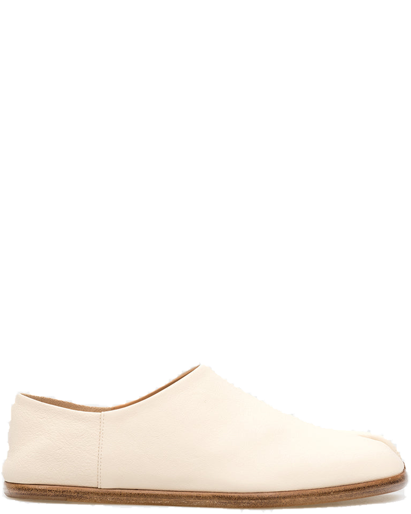 Оригінальна White Tabi Babouche Loafers Maison margiela
