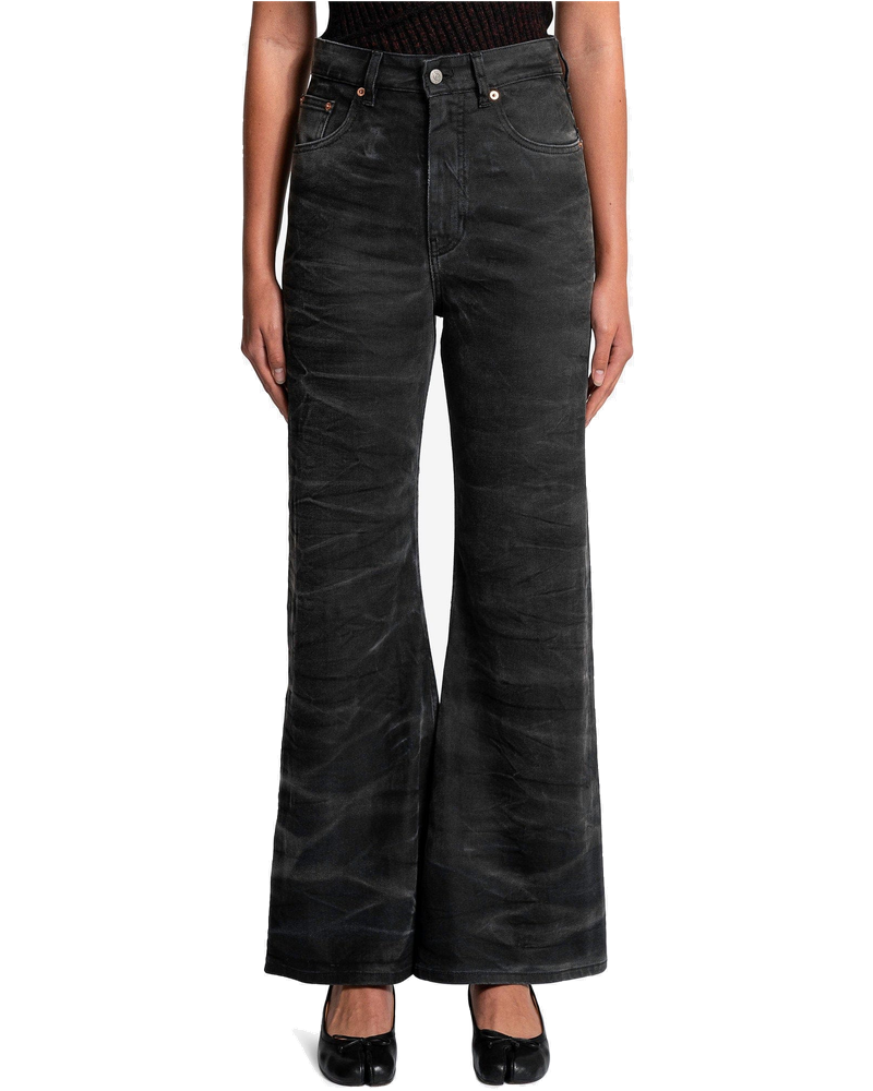 Baggy 5 Pocket Jeans In Washed Black Maison margiela оригінал – Купити в Україні