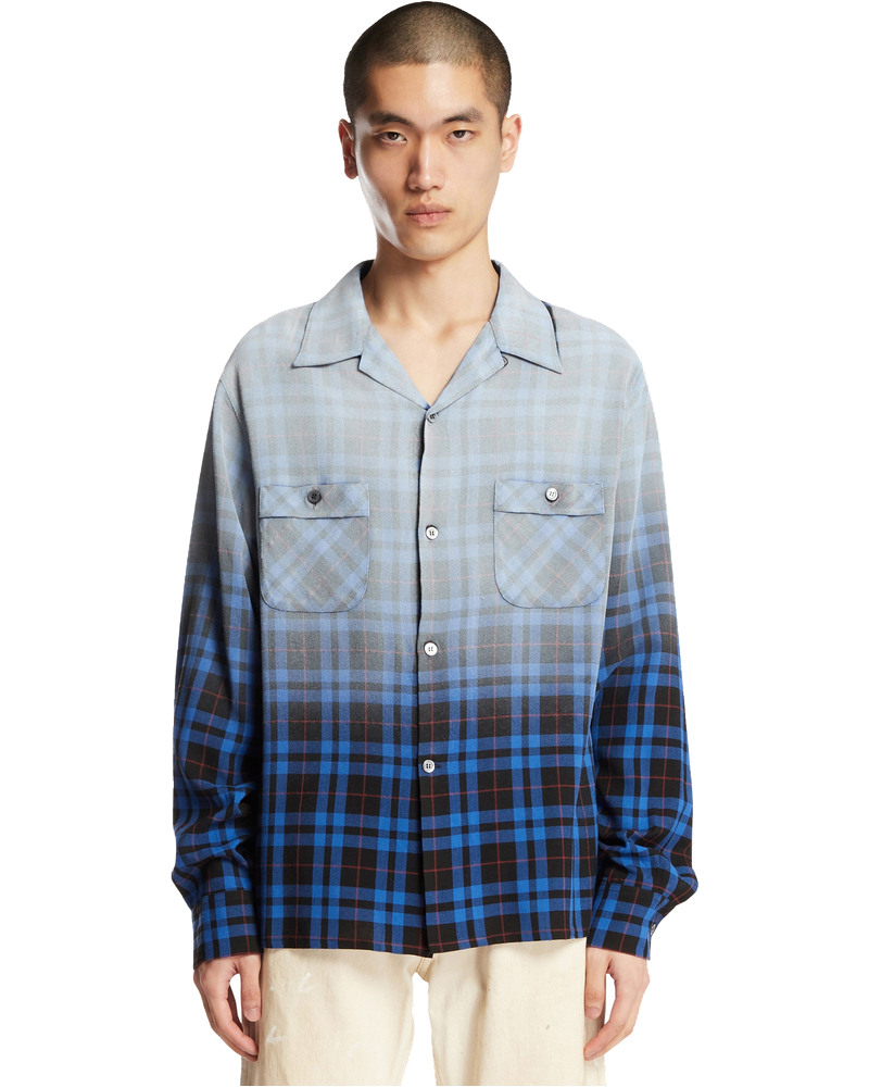 Blue Faded Check Shirt Maison margiela оригінал – Купити в Україні