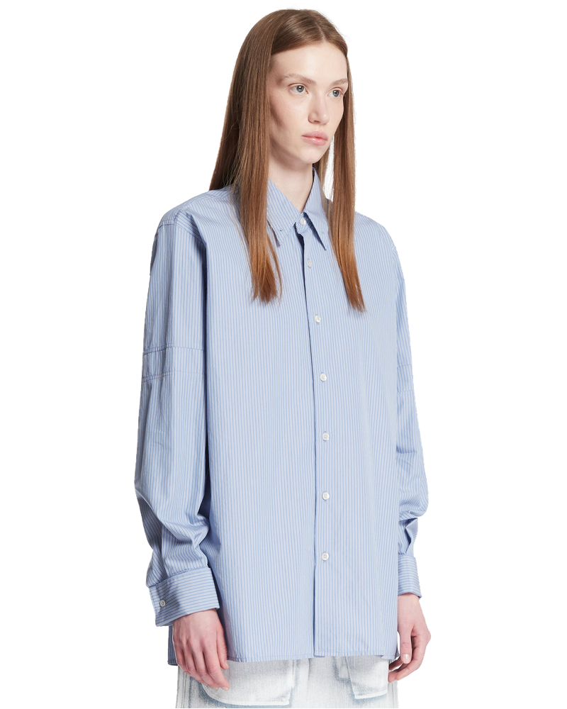 Blue Striped Cotton Shirt Maison margiela оригінал – Купити в Україні