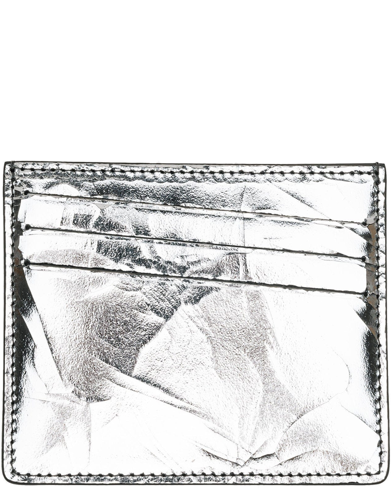 Оригінальна Mirror Cardholder In Silver Maison margiela