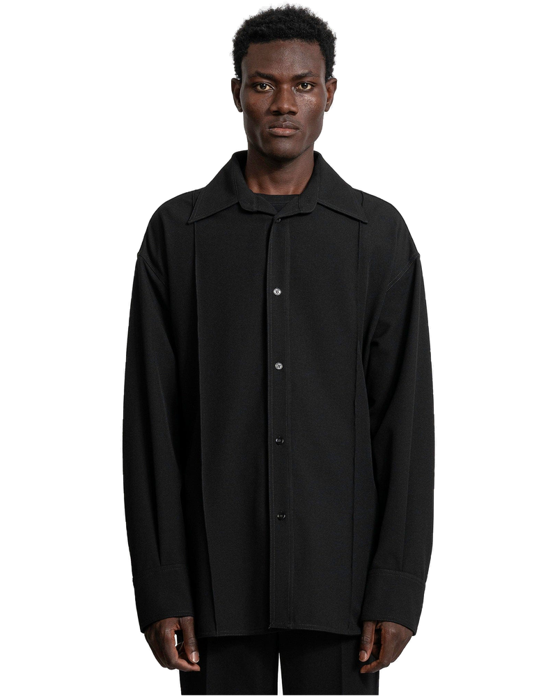 Long-Sleeved Shirt In Black Maison margiela – Гарантія оригінальності