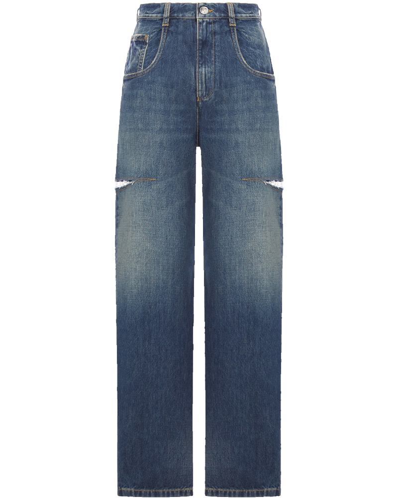 Оригінальна Denim Jeans With Side Rips Maison margiela