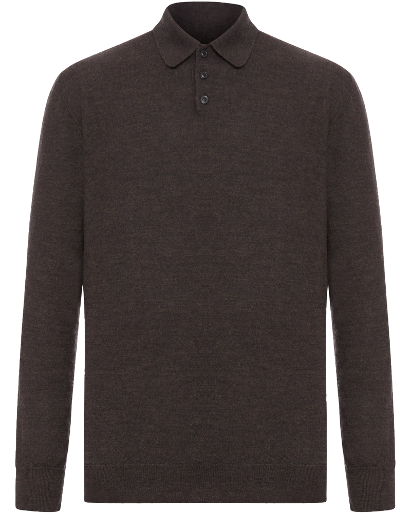 Wool Polo With Elbow Patches Maison margiela – Гарантія оригінальності