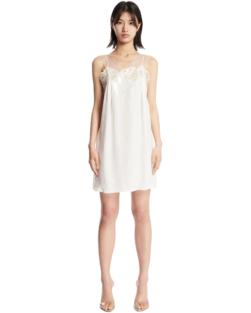 White Silk Slip Dress Maison margiela – Гарантія оригінальності
