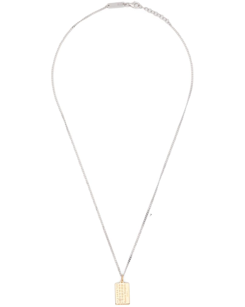 Оригінальна Numeric-Logo-Pendant Necklace Maison margiela