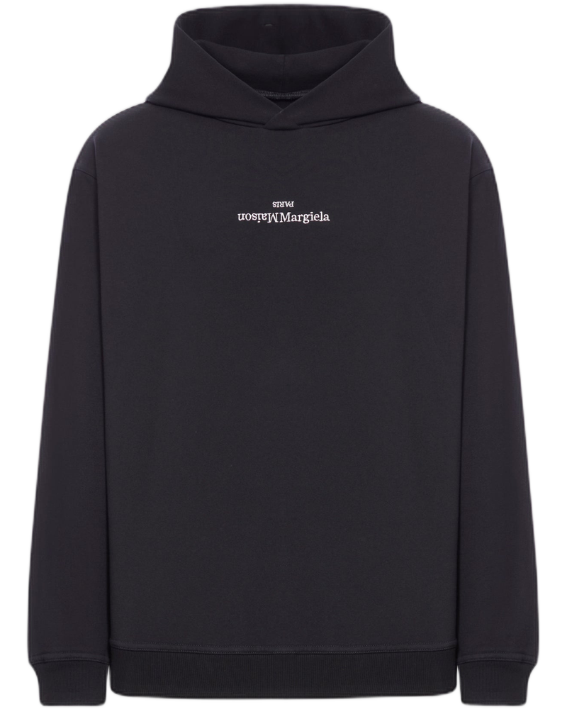 Oversized Black Cotton Sweatshirt Maison margiela – Гарантія оригінальності