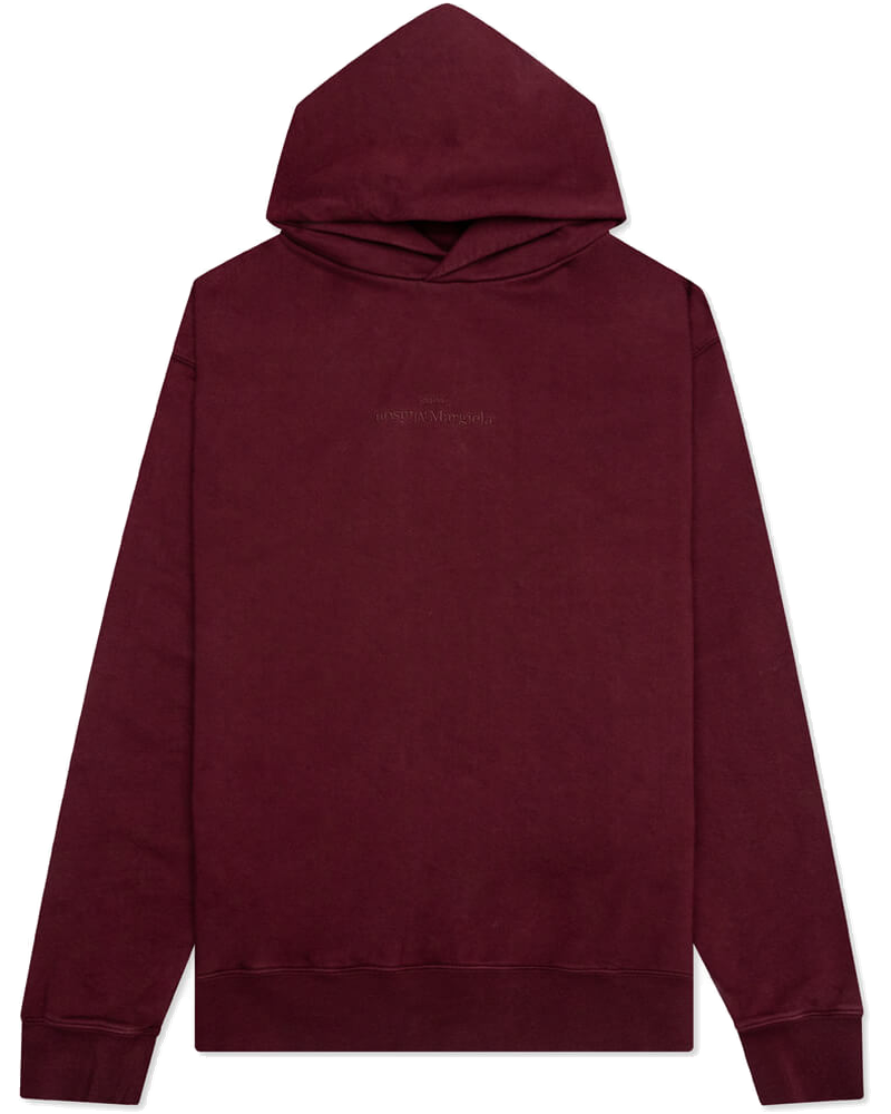 Оригінальна Logo-Embroidered Long-Sleeved Hoodie Maison margiela